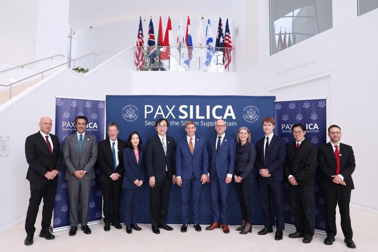 US administration announced a new cooperation initiative called “Pax Silica”  in Washington, D.C., US on Dec. 12, 2025. (Photo via U.S. Department of State)