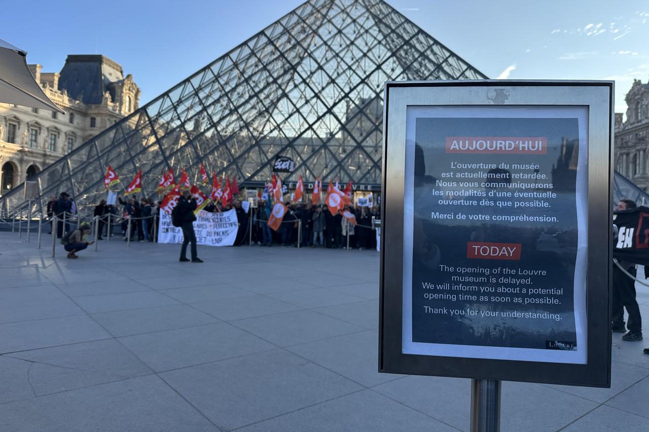 Louvre museum closes doors to visitors as staff strike over working conditions