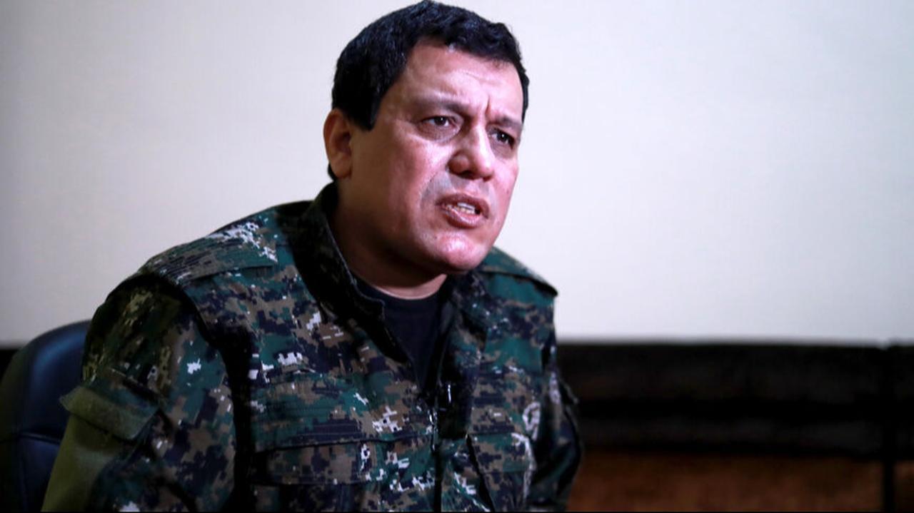 Mazloum Abdi speaks with AFP during an interview in Hasakah, Syria on Jan. 24, 2019. (AFP Photo)