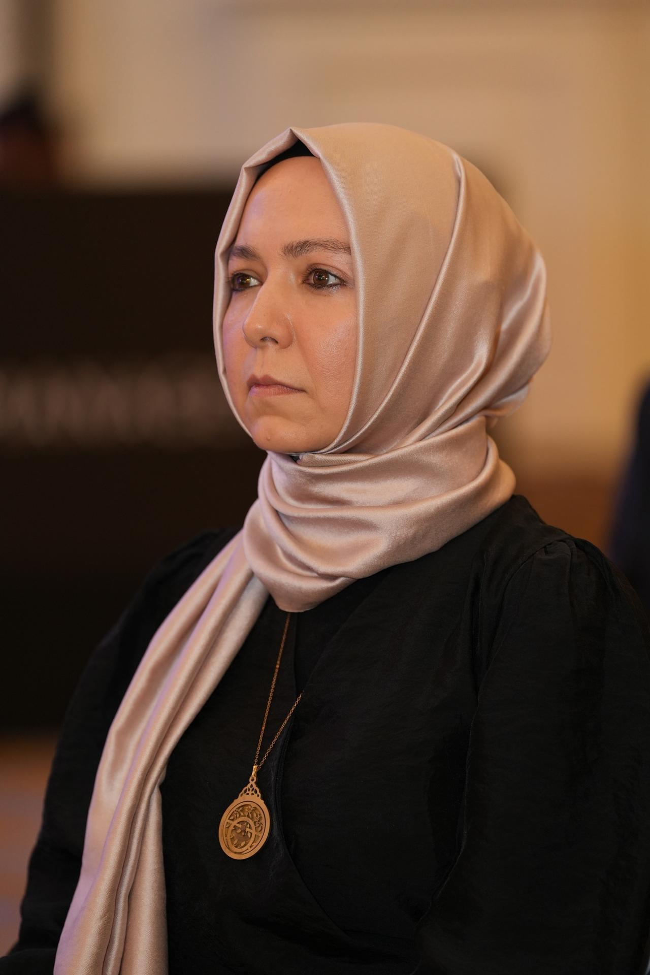 Elif Baga received second place for her translation of Al-Mumti‘ fi Sharh Al-Muqni‘ by Shihab al-Din Ibn al-Ha’im al-Maqdisi  ( Photo via Facebook /@The Sheikh Hamad Award for Translation and International Understanding )