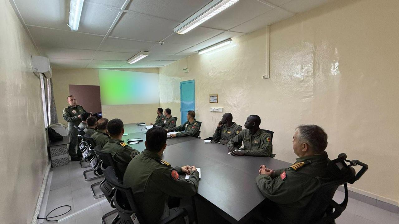 Turkish Naval Forces personnel training Senegalese military personnel in search and rescue operations over Senegalese airspace and maritime areas in Senegal on Dec. 14, 2025. (Photo via X/tcsavunma)