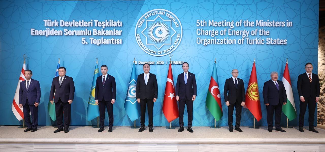 The 5th Meeting of the Ministers in charge of Energy of the Organization of Turkic States (OTS) was convened in Istanbul, Türkiye on Dec. 10, 2025. (Photo via X/Turkic_States)