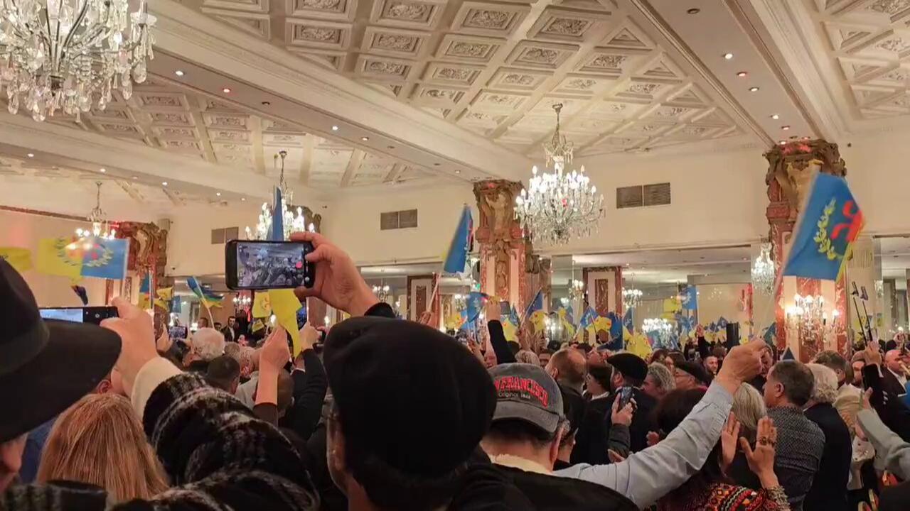 MAK independence ceremony took place in private hotel near the Arc de Triomphe in Paris, France. (Photo via X)