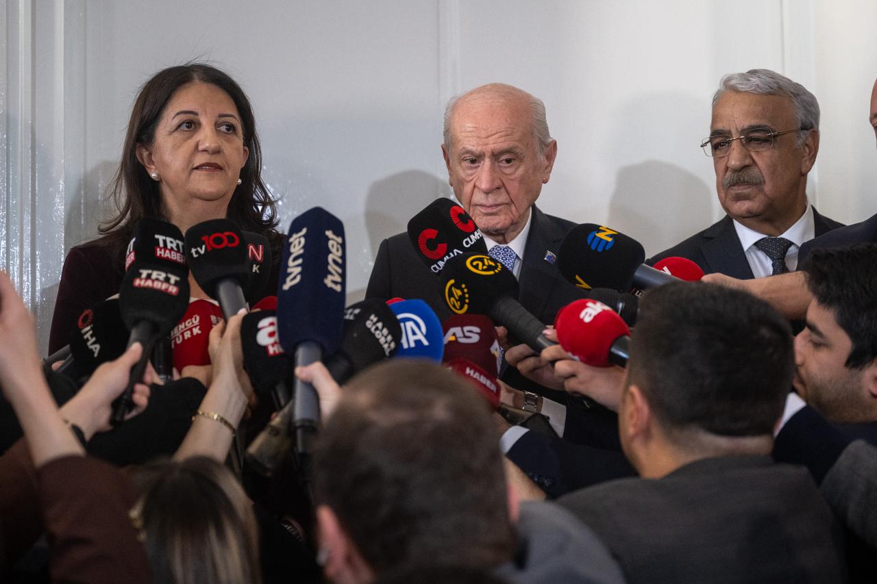 Turkish nationalist leader Bahceli supports pro-Kurdish march in support of PKK ringleader