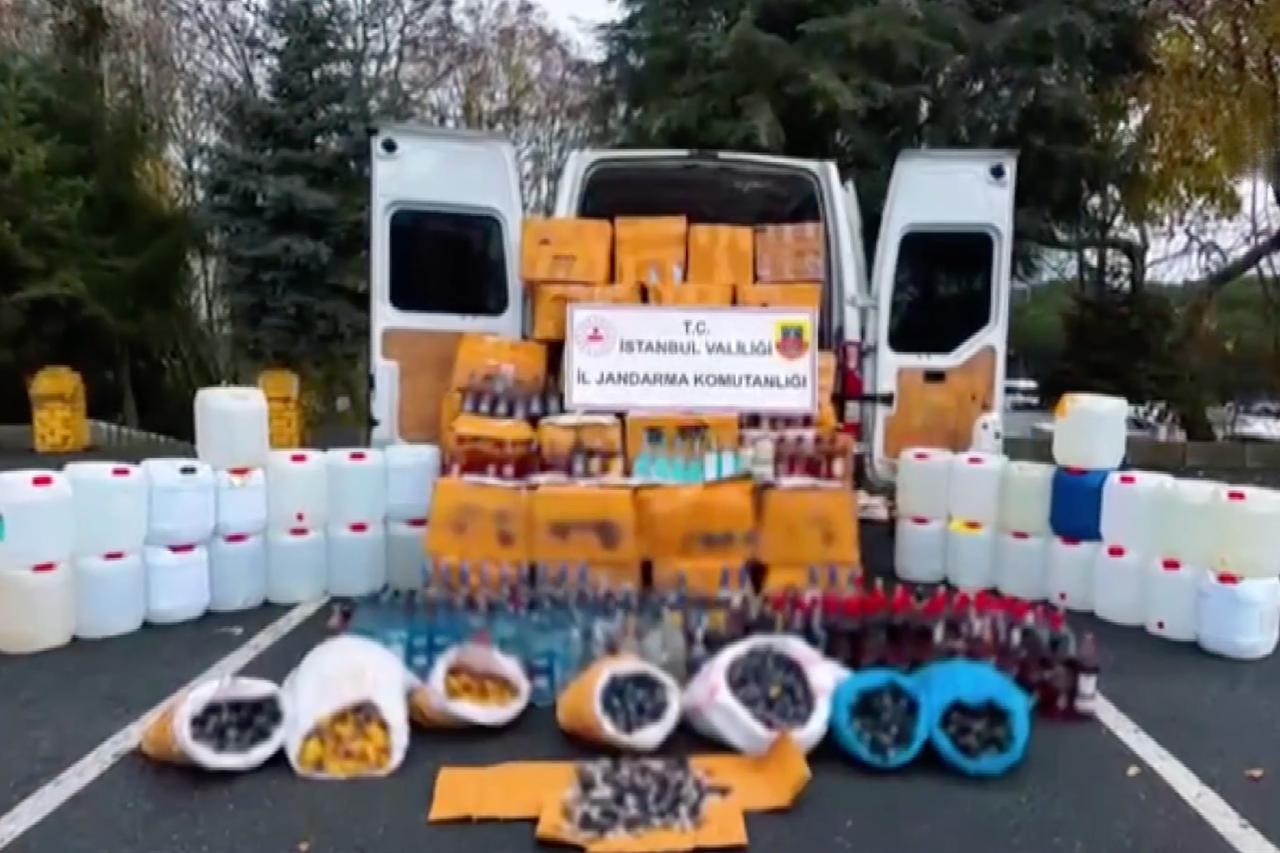 Türkiye seizes nearly 96,000 liters of fake alcohol in crackdown ahead of New Year