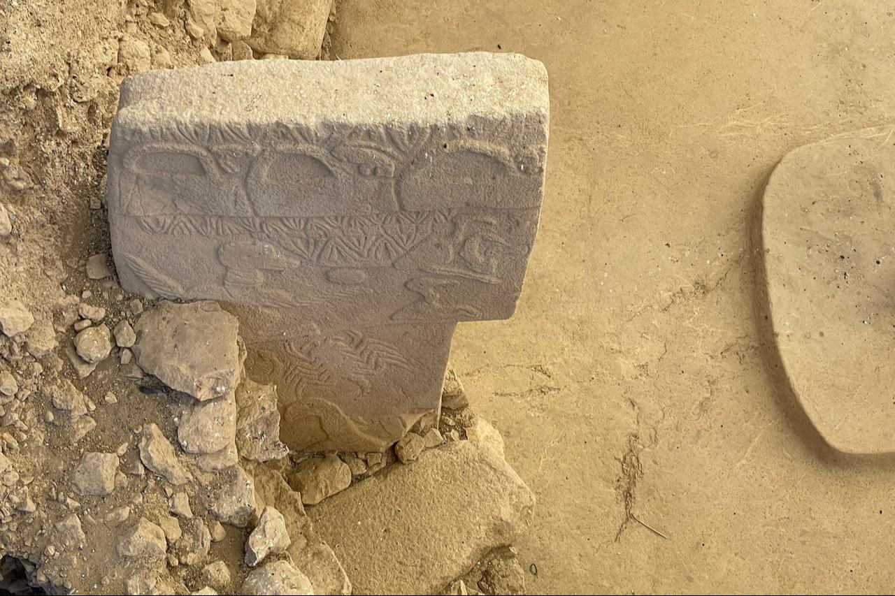 Pillar 43, Gobeklitepe, Sanliurfa, Türkiye, Nov. 6, 2024. (Photo via Koray Erdogan/Türkiye Today)