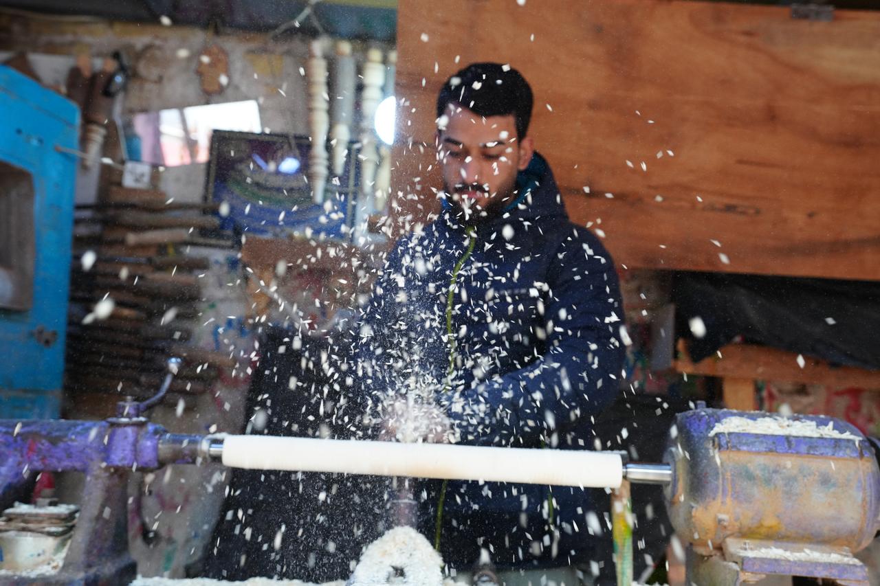 In old Karh, an Iraqi woodturner fights to preserve his dading heritage