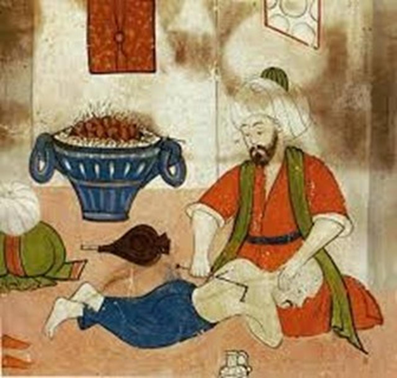 Healing practices for patients during the Ottoman period (Photo via Tarihi İstanbul / istanbultarihi.ist)