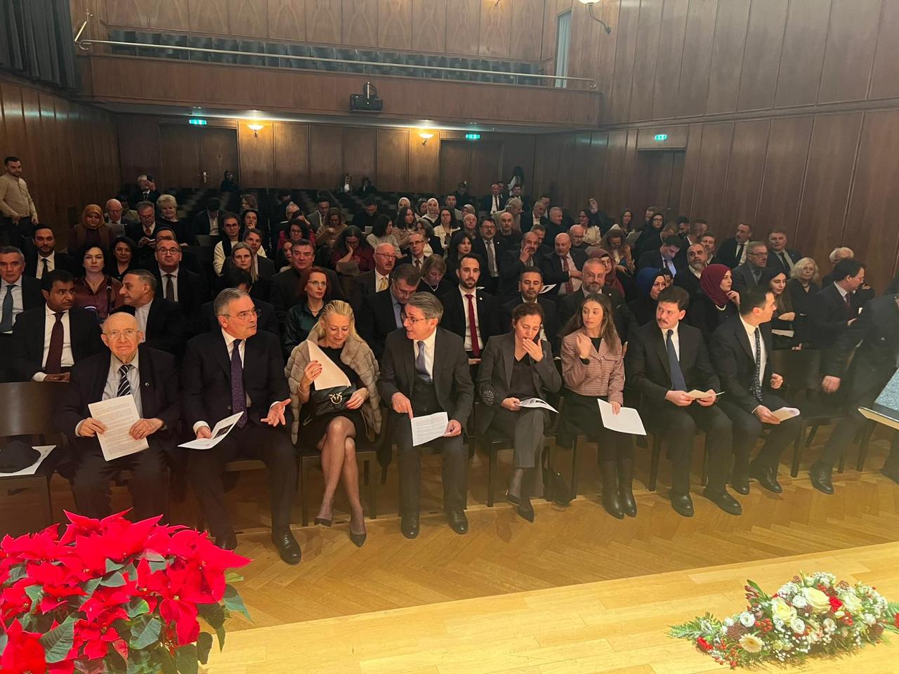 Türkiye’s Embassy in Bern hosted a special concert titled “From the Alps to the Bosphorus: The Sound of Friendship” to mark the 100th anniversary of the Türkiye–Switzerland Friendship Agreement in Bern, Switzerland on Dec. 2, 2025. (AA Photo)