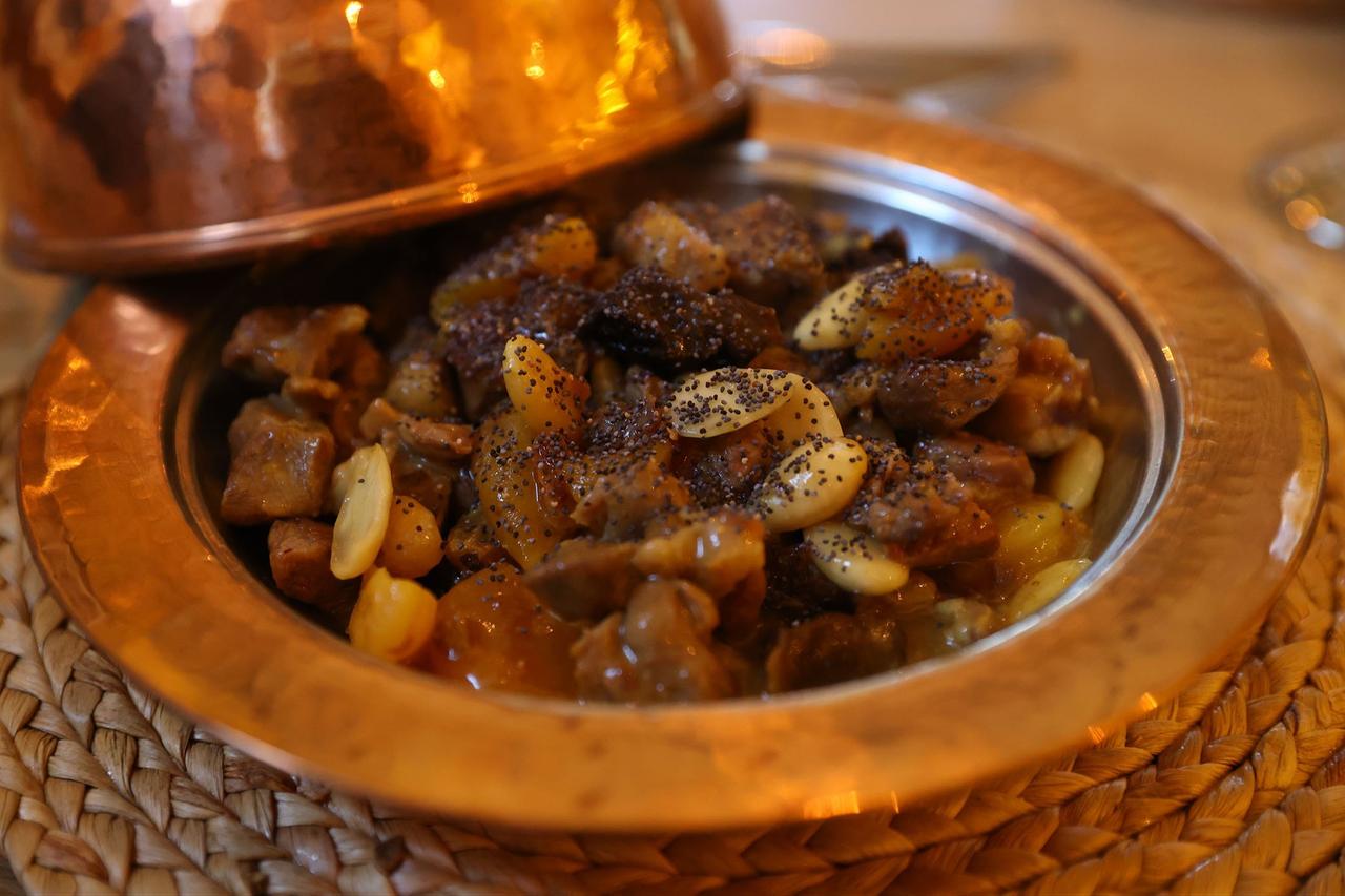 Zirva, an Ottoman palace dish can be seen at the Devecihan Cultural Center, in Edirne, Türkiye, May 19, 2022. (AA Photo)