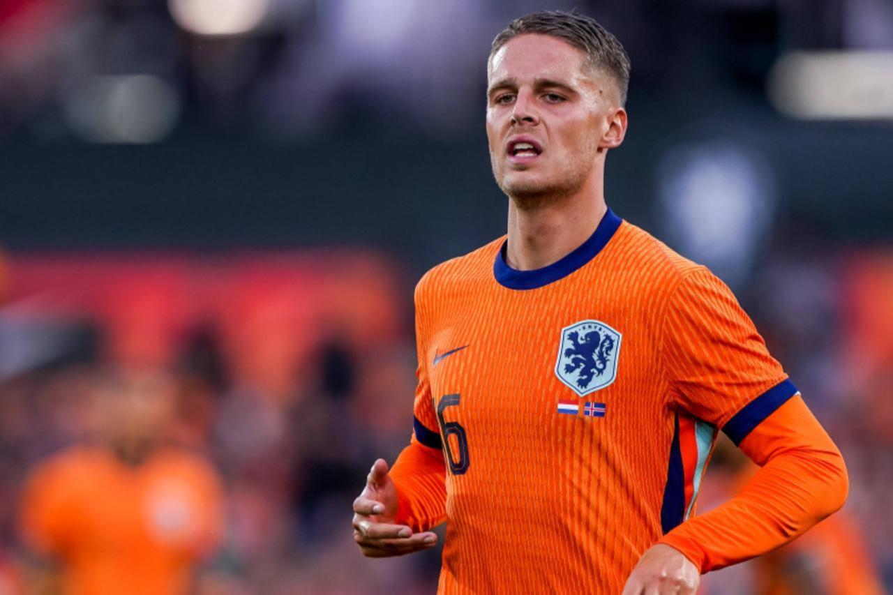 Netherlands PSV midfielder Joey Veerman, accessed on Dec. 19, 2025. (Photo via IMAGO)
