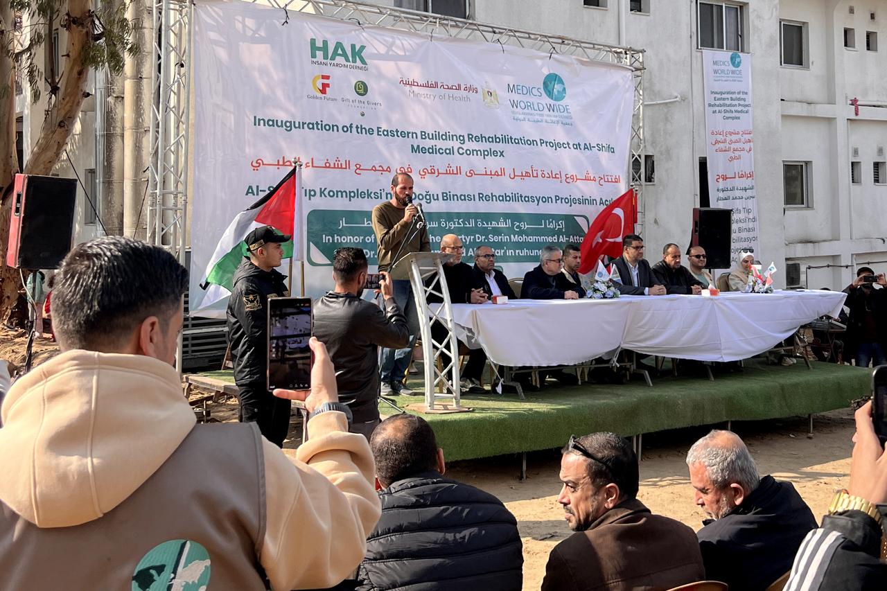 Türkiye's Hak Humanitarian Aid Association restores part of Gaza’s Al-Shifa Hospital