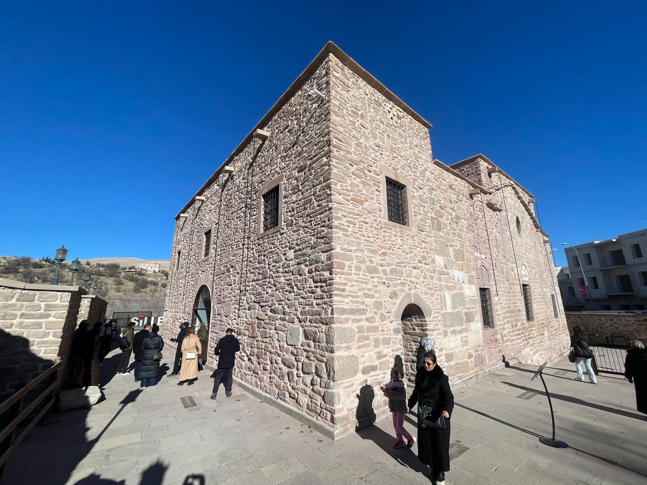 Aya Elenia Church (Hagios Mikhail) stands in the historic village of Sille, near Konya, reflecting its Eastern Roman origins and later restorations, Dec. 17, 2025. (Photo by Koray Erdogan/Türkiye Today)