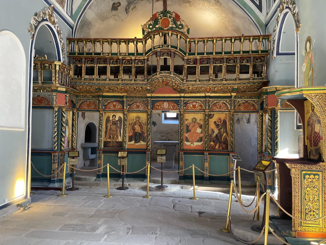 A general interior view of Aya Elenia Church in Sille, Konya, Türkiye, Dec. 17, 2025. (Photo by Koray Erdogan/Türkiye Today)