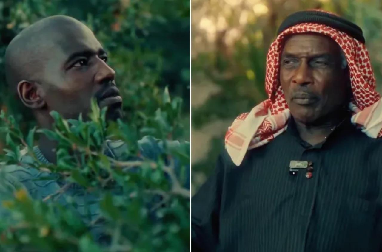 Faces from Africa in the village of Jleen in western Daraa countryside ( Photo via Al Jazeera )