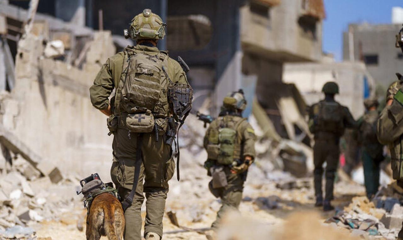 Israeli soldiers during a military operation in the Gaza Strip (AFP Photo)