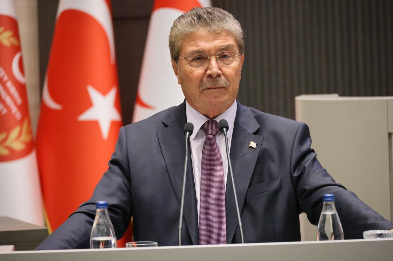 Photo shows TRNC Prime Minister Unal Ustel, accessed on Oct. 14, 2025. (AA Photo)