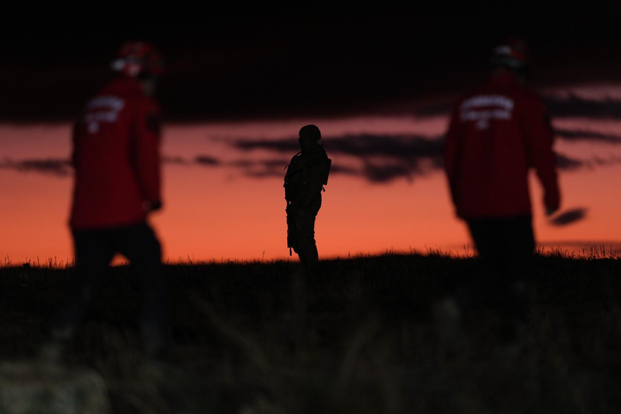 Search operations continue at wreckage of Libyan military delegation aircraft near Ankara