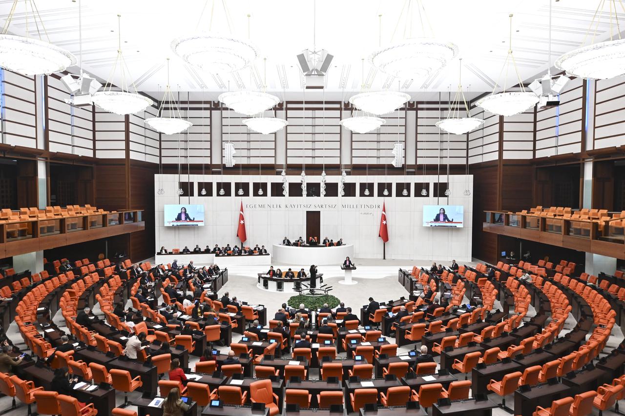 Photo shows General Assembly of Turkish Parliament in Ankara, Türkiye, accessed on Dec.24, 2025. (AA Photo)