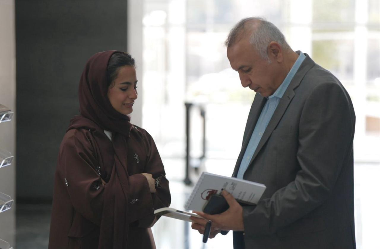 The book “Andalusion” by controversial activist and writer Rawda Al-Tunaiji (photo via X / @FormulaRauda)