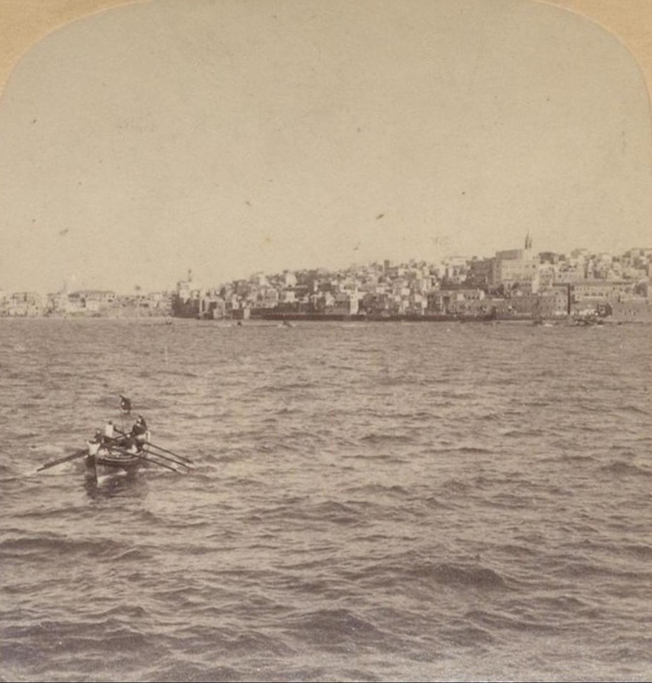 Port of Jaffa, Palestine, 1897. (Photo via Underwood & Underwood Archive)