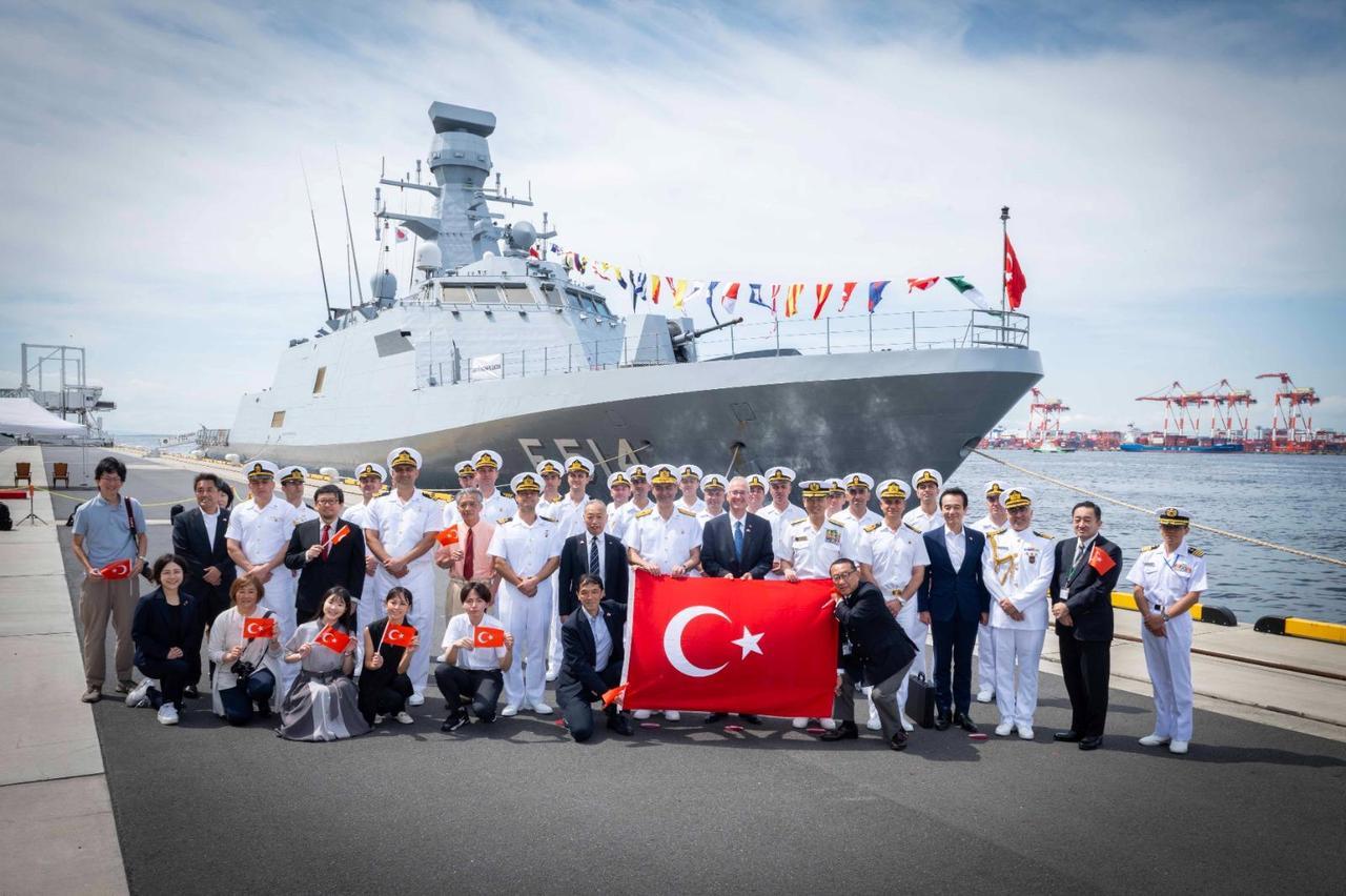 TCG Kinaliada's visit to Tokyo, Japan, on June 24, 2024. (Turkish MoD)