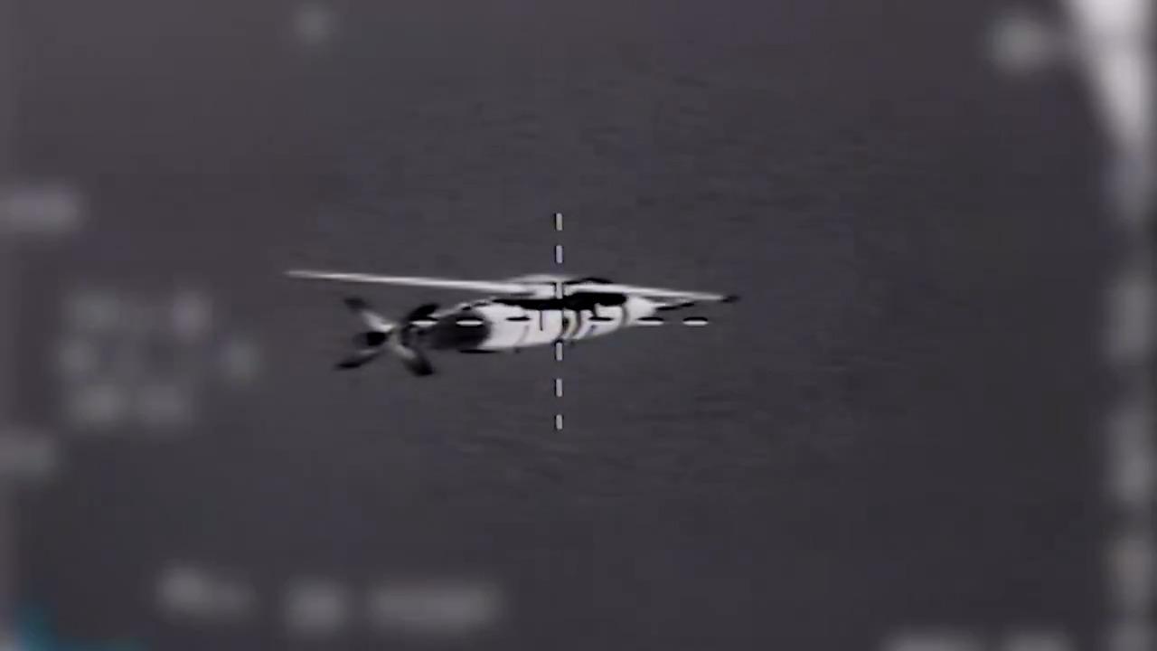 Aselsan's Wing Assisted Guidance Kit-84 (KGK-84) is heading to its target during a test at an unspecified time and location. (Photo via X/@halukgorgun)