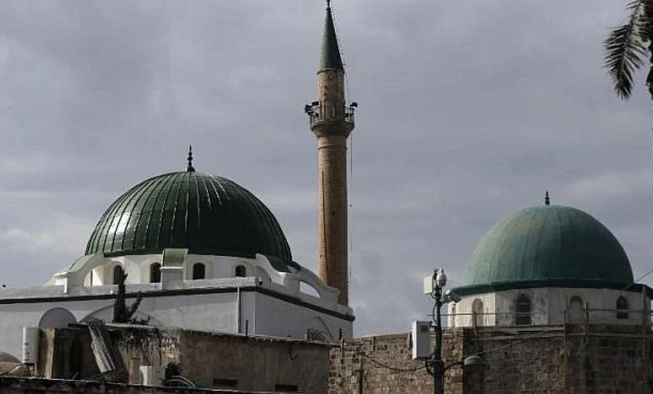 A picture shows el-Jazzar mosque in the northern Israeli port city of Acre on January 29, 2019 ( AFP Photo )
