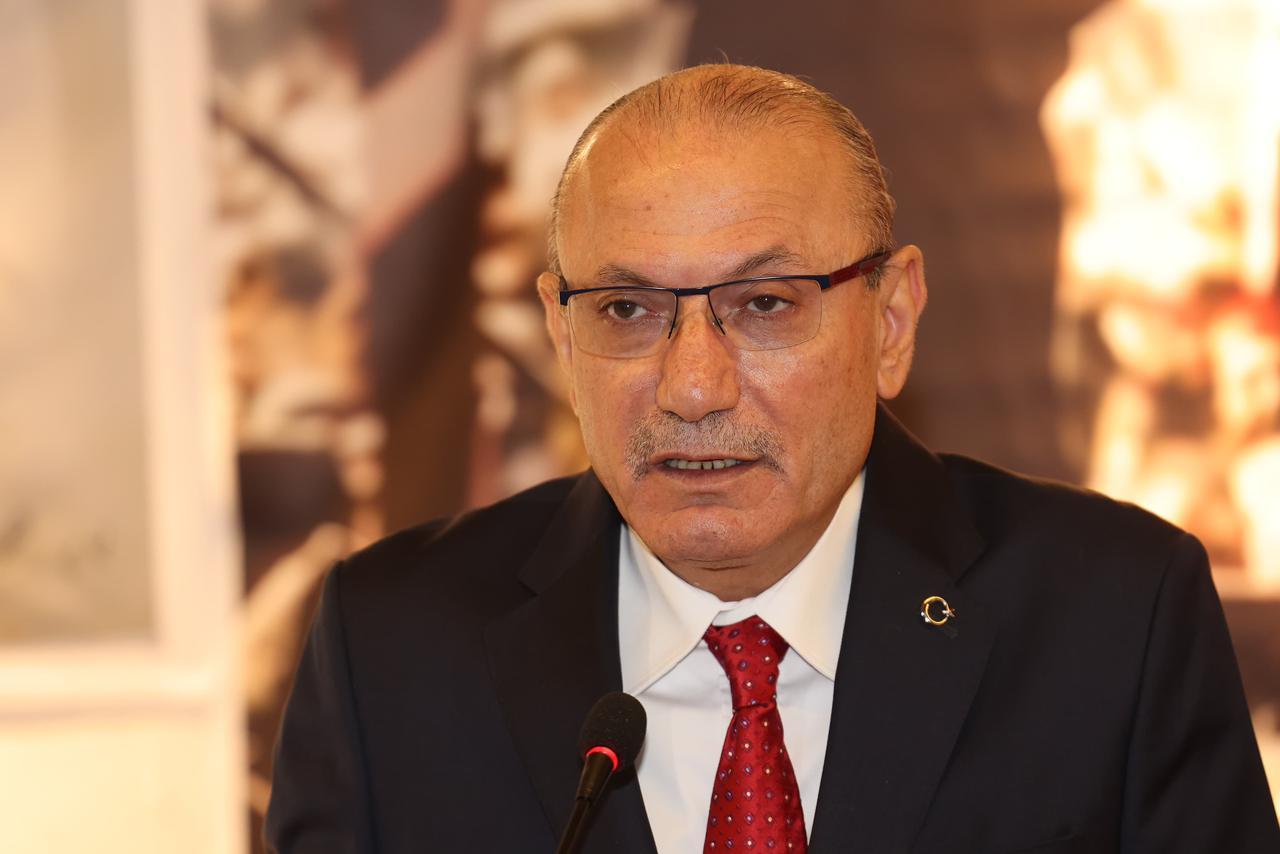 Mehmet Akif Ersoy, the author of Türkiye’s national anthem, the “Istiklal Marsi,” was commemorated at a ceremony held at the Embassy of Türkiye in Cairo on the 89th anniversary of his death, December 29, 2025. (AA Photo )