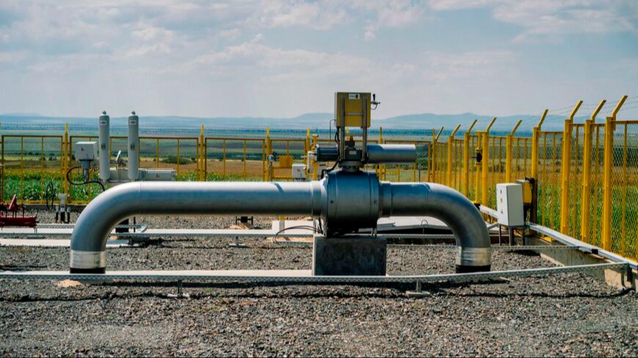 A view of the facility of the Lozenets-Nedyalsko natural gas transit pipeline to Türkiye near the village of Lozenets, August 3, 2018. (AFP Photo)
