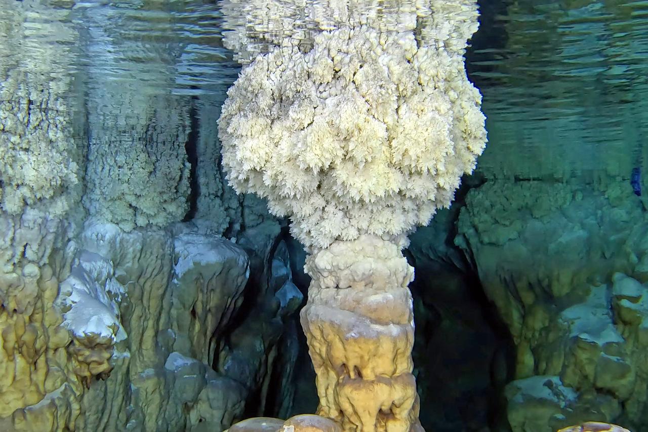 Hidden lake in Türkiye's Gilindire Cave captured in striking underwater footage