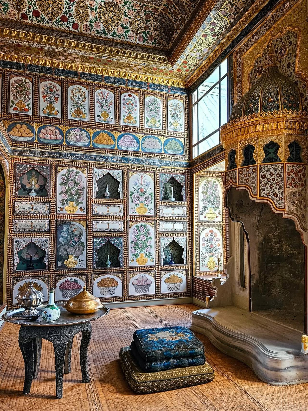 A view of the Fruit Room (Yemis Odasi), built for Sultan Ahmed III during the Tulip Era (1718–1730). (Photo via Instagram/@omarbabandesign)