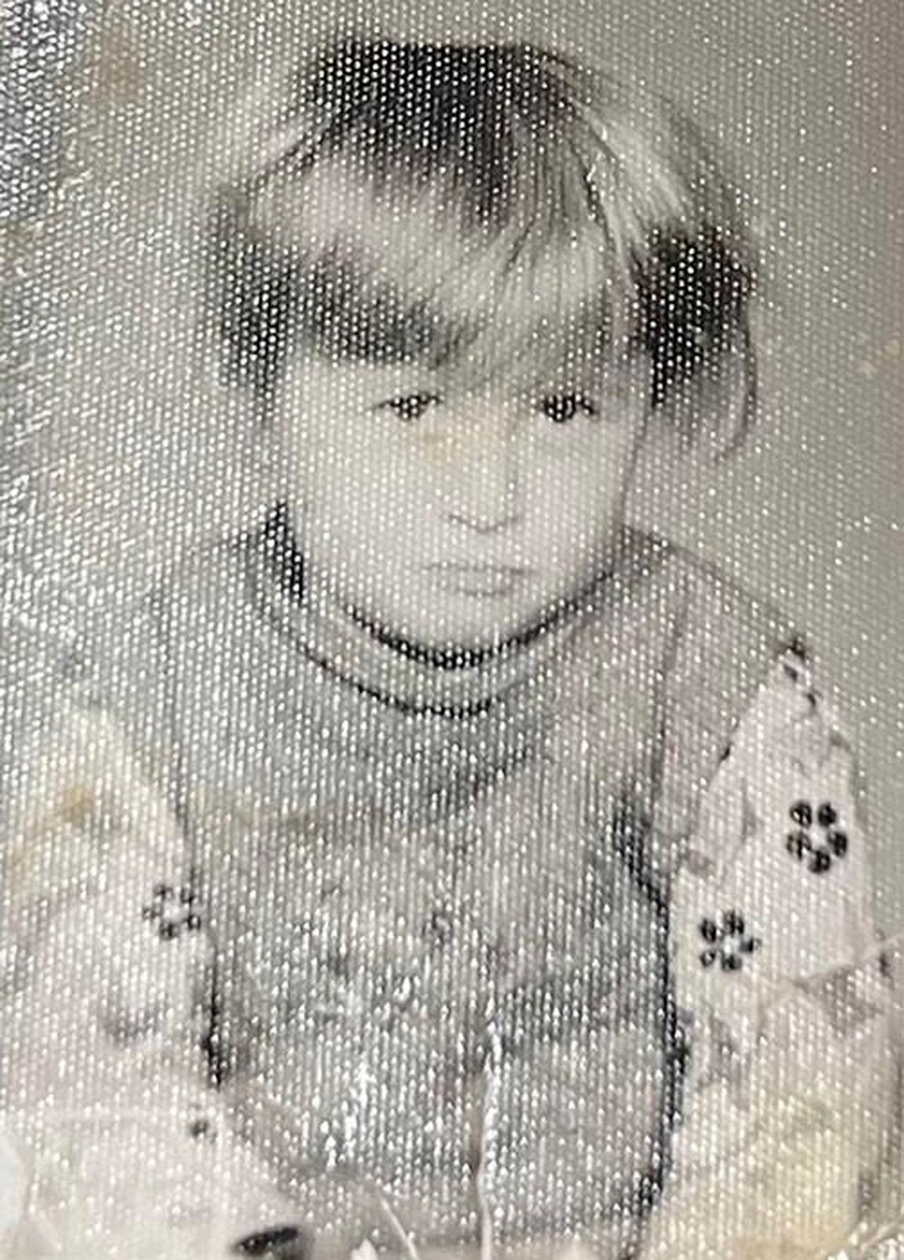 A childhood photograph presented by Necla Ozmen as part of her claim regarding her biological origins. (IHA Photo)