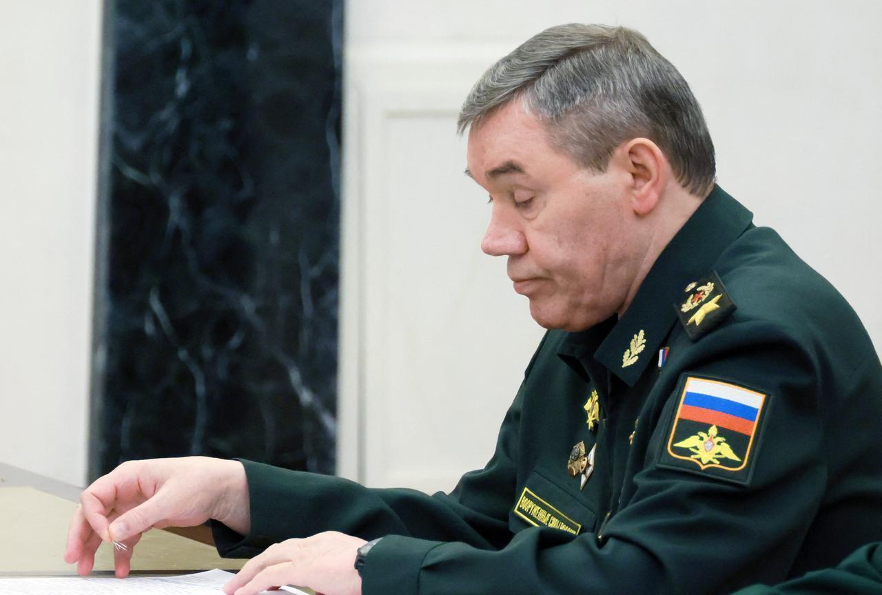 Chief of the General Staff Valery Gerasimov attends a meeting on the situation in the zone of the "special military operation" in Moscow, Dec. 29, 2025. (AFP Photo)