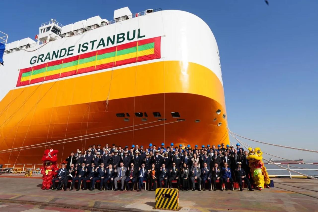 Italy’s Grimaldi Group names new ammonia-ready carrier ‘Grande Istanbul’