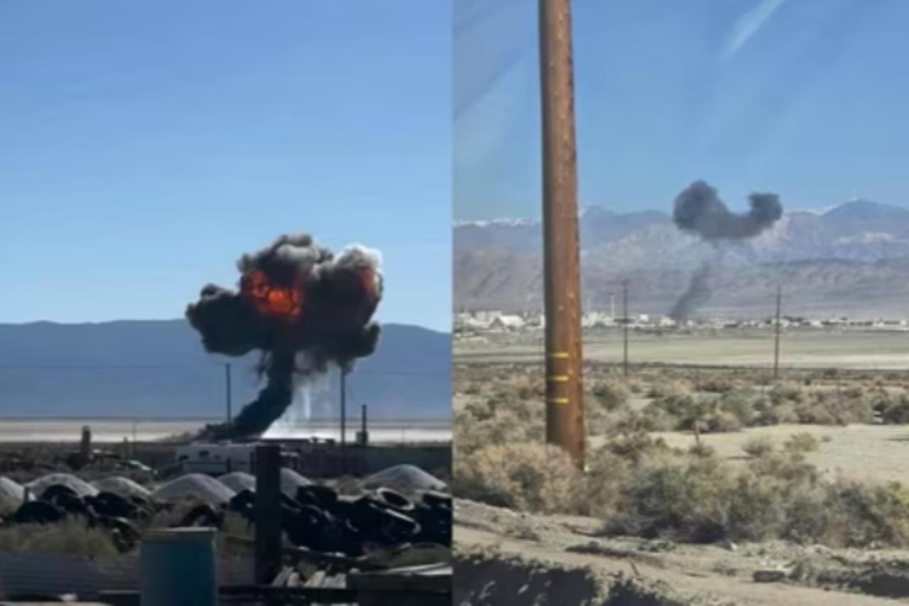 Thunderbirds F-16 crashes in California desert as pilot ejects safely