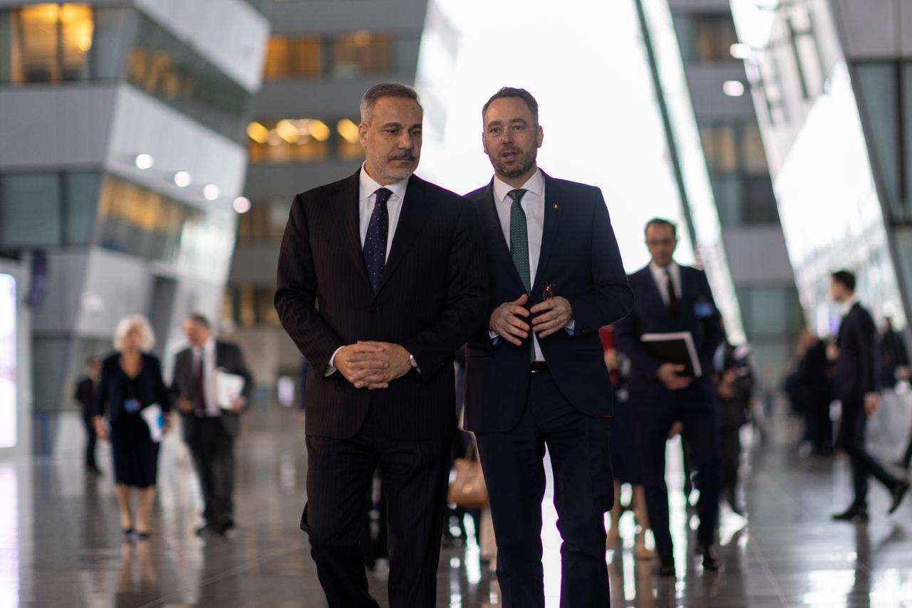 Turkish foreign minister holds Brussels talks on Ukraine war and Gaza ceasefire