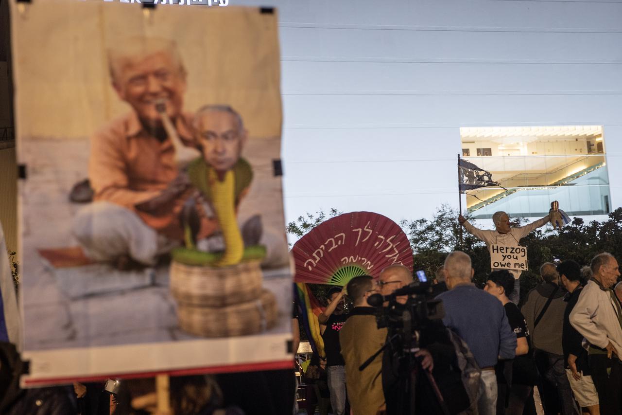 Israeli President Herzog pushes back on Trump’s pressure to pardon Netanyahu