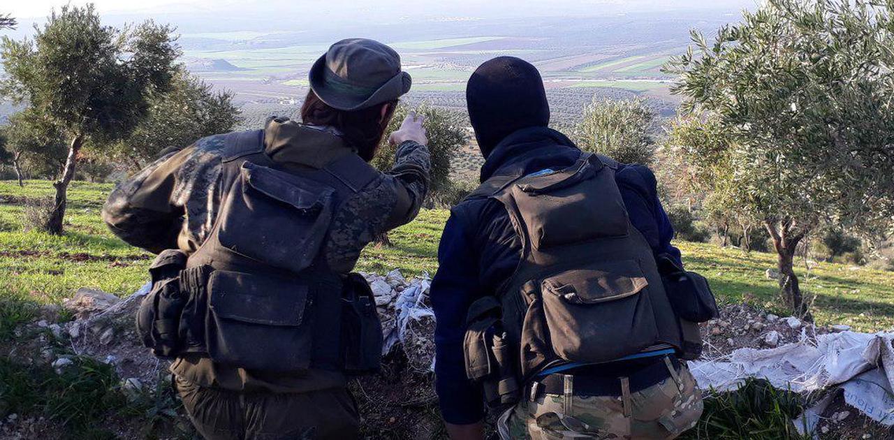 Syrian fighter Abu Omar Al-Ameriya, who took part in the Deterrence of Aggression operation in Syria. (Photo via Türkiye Today)