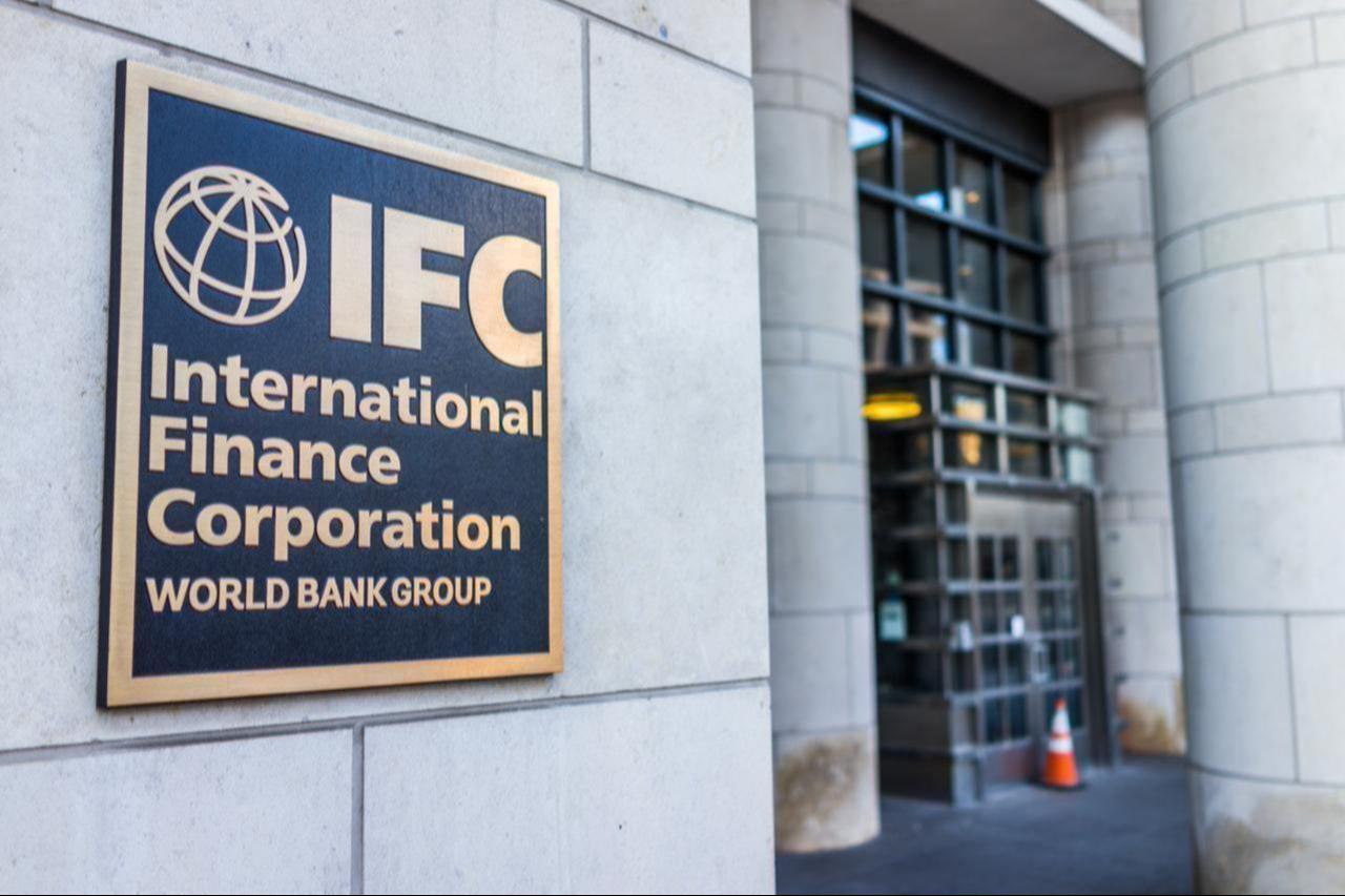 The sign of the International Finance Corporation (IFC), a member of the World Bank Group, seen at the entrance of its headquarters in Washington, DC, March 4, 2017. (Adobe Stock Photo)
