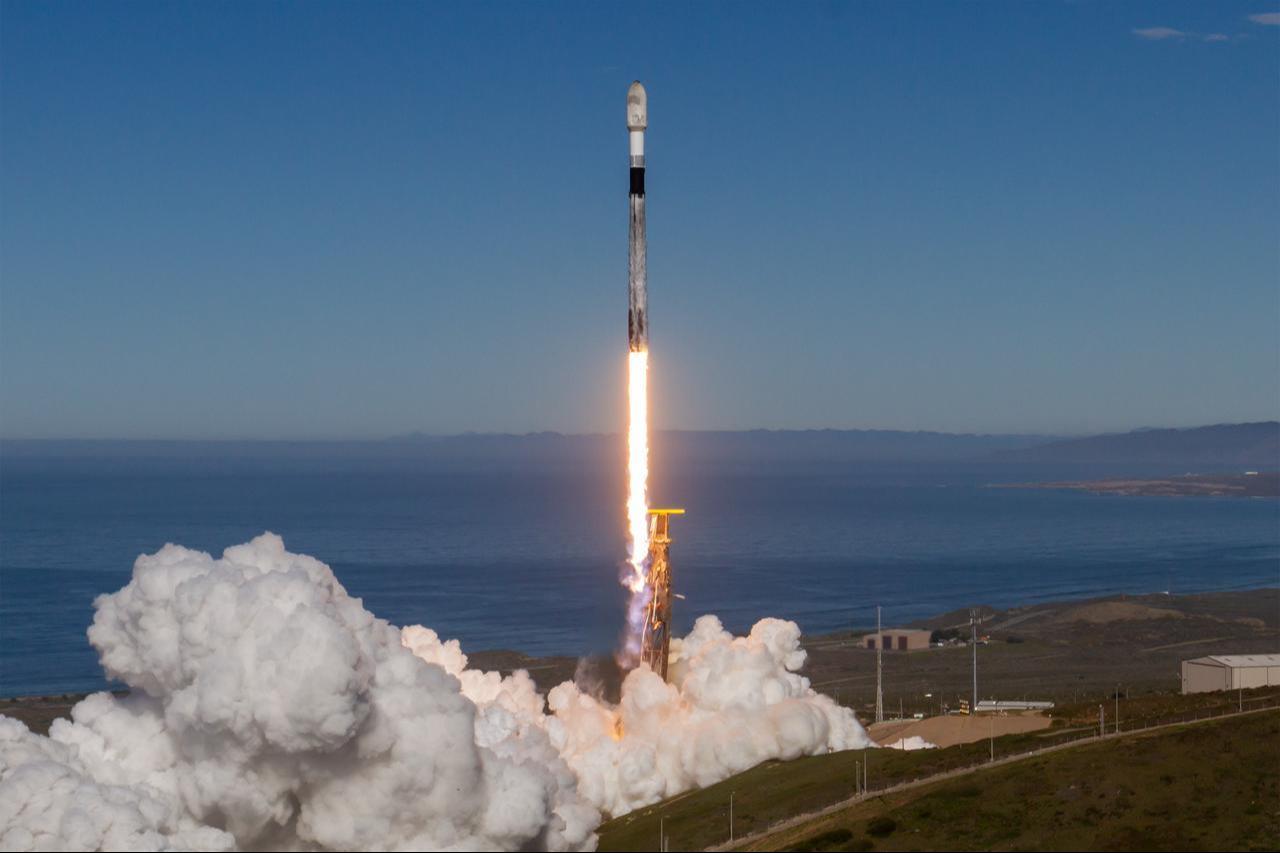 Türkiye's first domestically developed orbital transfer vehicle, FGN-TUG-S01, built by Fergani Space, is being launched aboard a SpaceX Falcon 9 Transporter-15. (AA Photo)