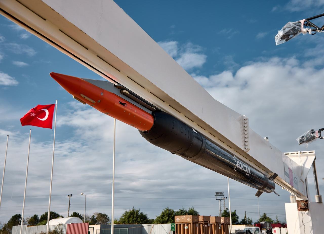 While the firing tests of the GOKTAN Project developed by Aselsan were successfully completed, the TOLUN ammunition fired from air platforms gained the capability of a ground-to-surface strike. (AA Photo)