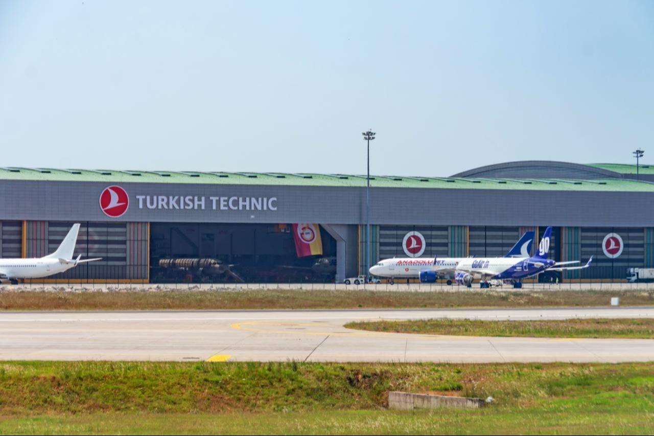 Aircraft from AnadoluJet (now operating as AJet) and Go First are seen outside the Turkish Technic maintenance facility at Istanbul Sabiha Gokcen Airport, Türkiye, July 11, 2023. (Adobe Stock Photo)