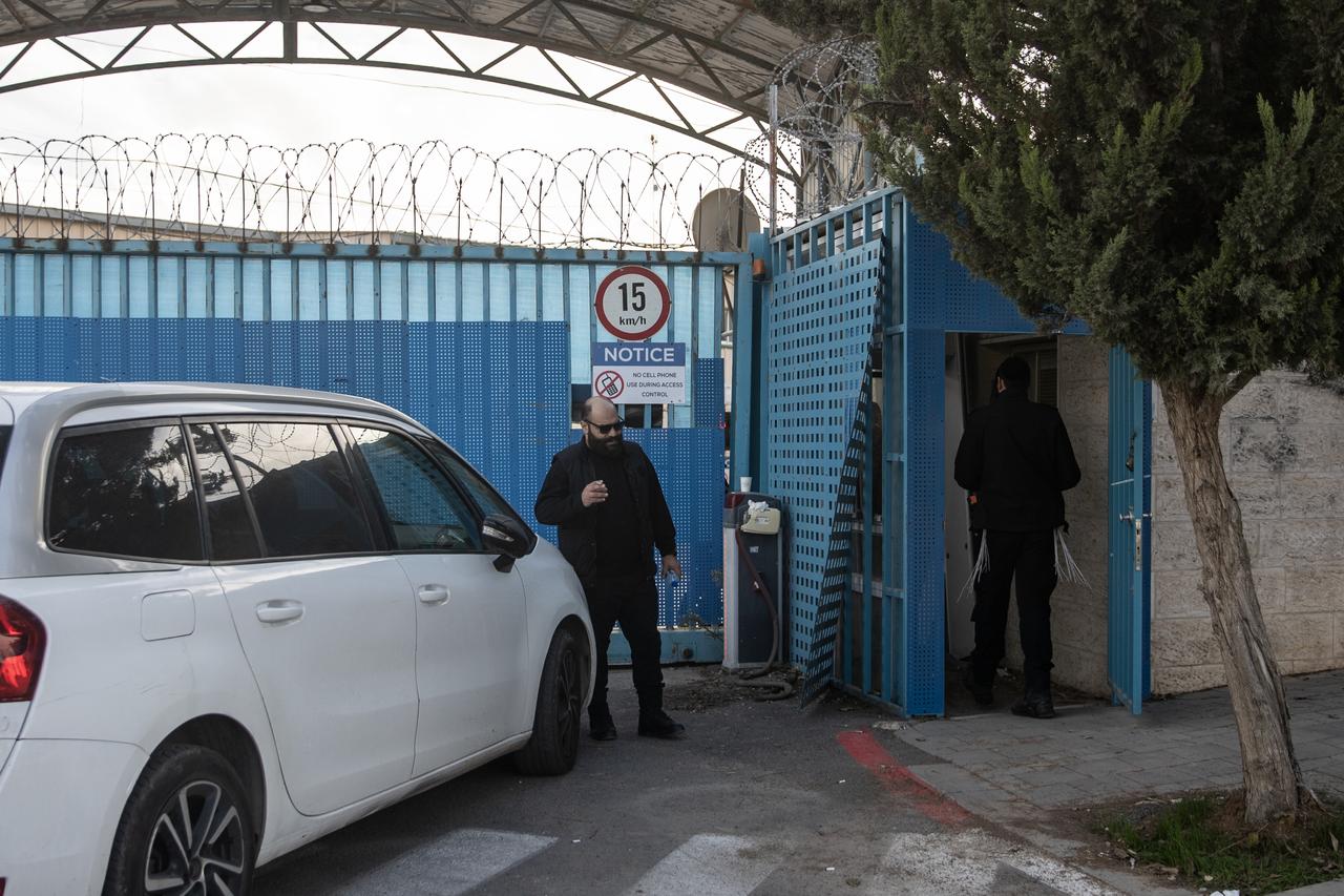 Israeli army carries out a raid at the UNRWA center in east Jerusalem on Dec. 08, 2025. (AA Photo)