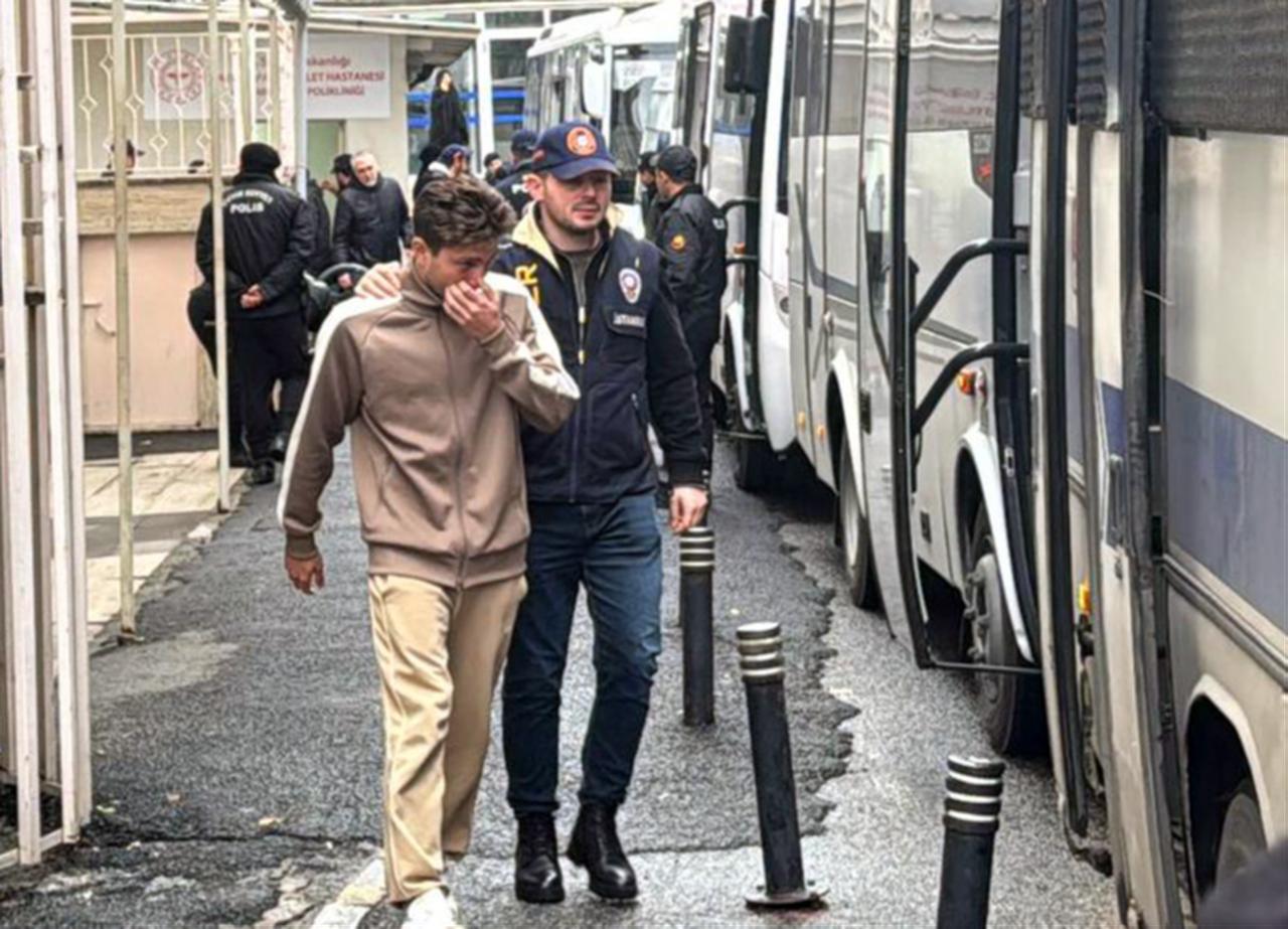 Twenty of the 39 suspects detained in the ongoing “football betting” investigation, including Galatasaray defender Metehan Baltaci and Fenerbahce midfielder Mert Hakan Yandas, were arrested on Dec. 9, 2025. (AA Photo)