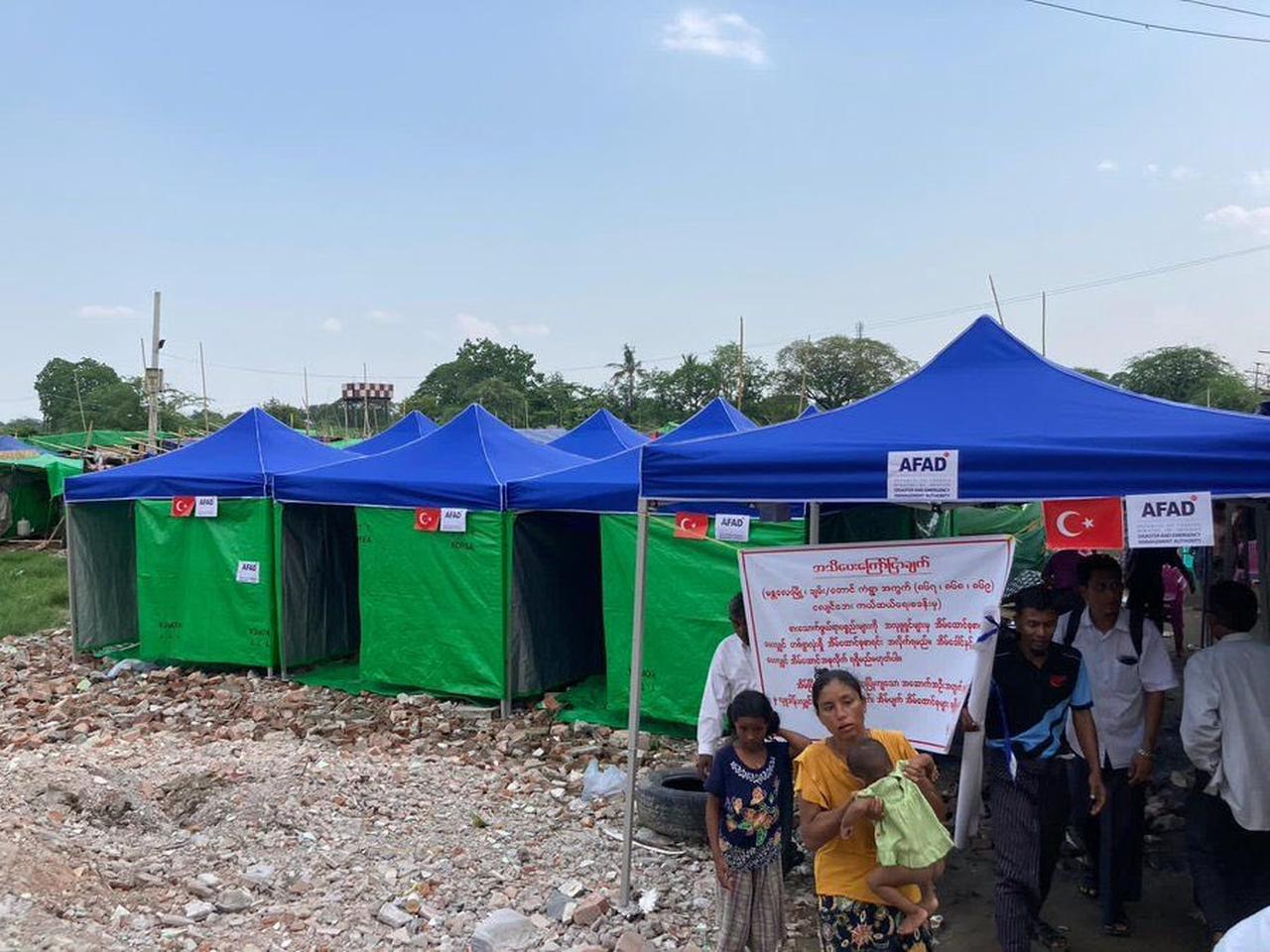 Türkiye says it has sent relief supplies to those affected by the 7.7-magnitude earthquake in Myanmar, May 11, 2025. (AA Photo)