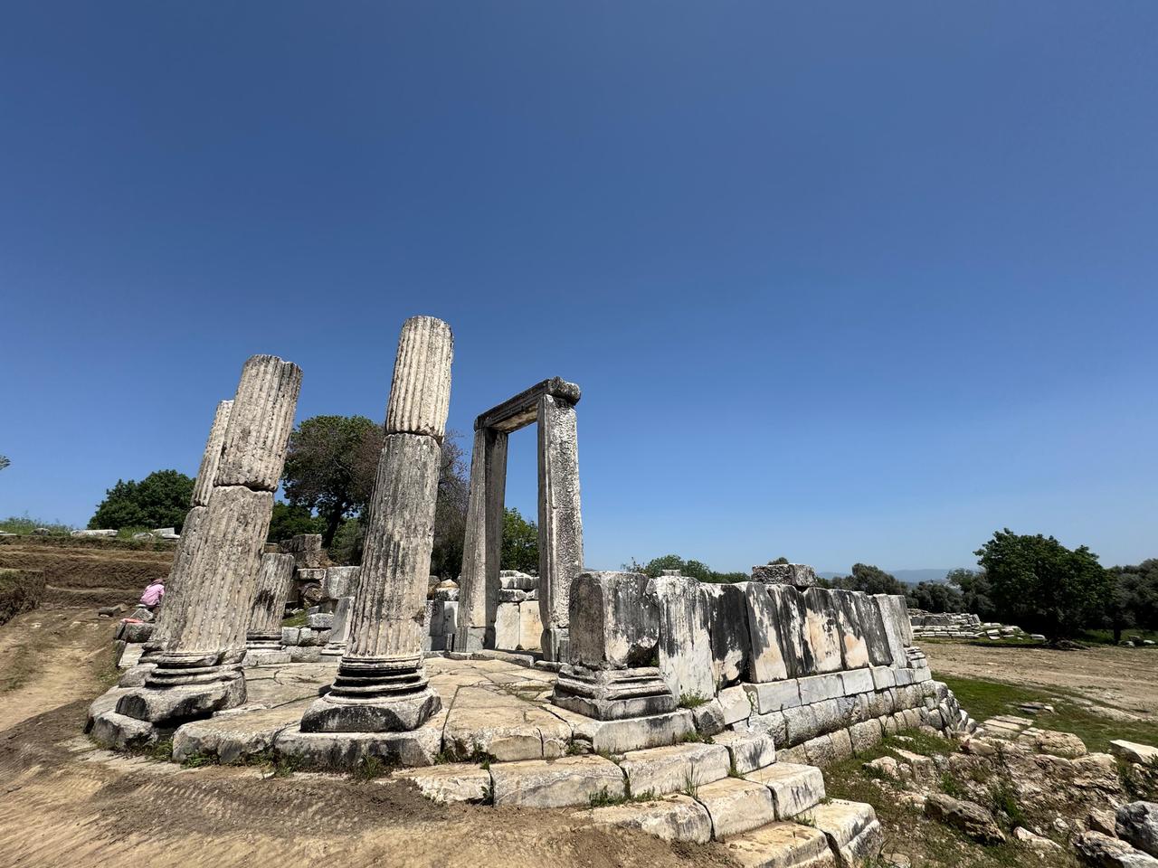 A view of Lagina Hekate Sacred Site in Türkiyes Mugla, May 12, 2025. (AA Photo)