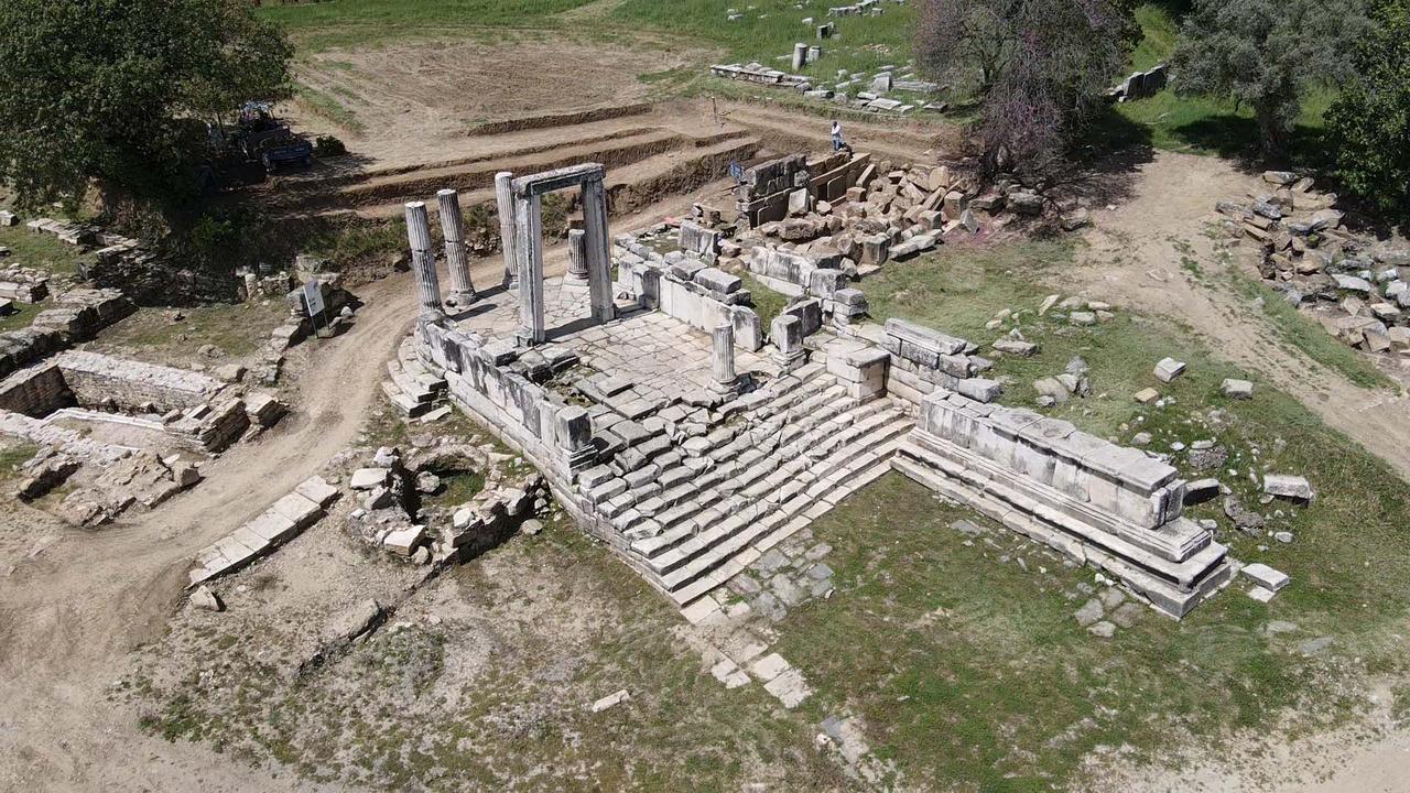 A view of Lagina Hekate Sacred Site in Türkiye's Mugla, May 12, 2025. (AA Photo)