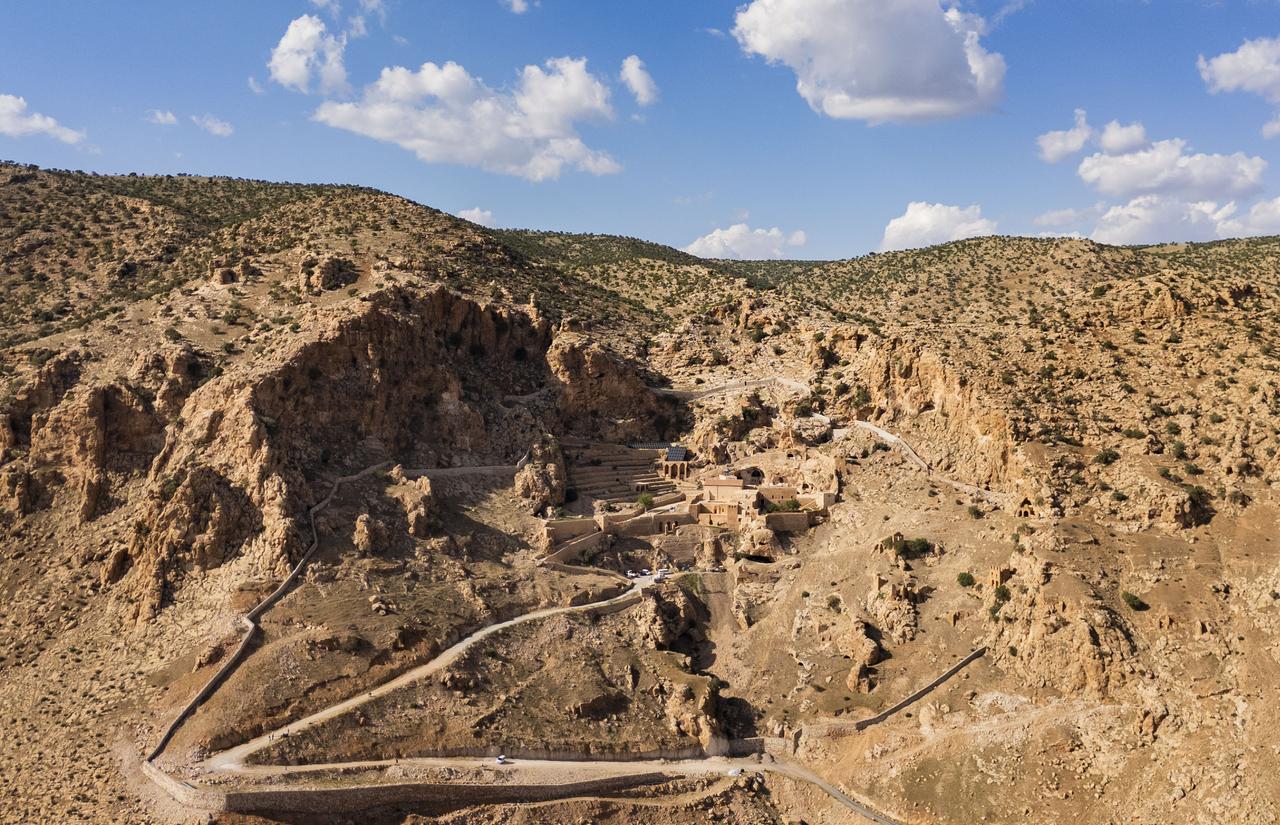 A view of Monastery of Mor Augin, located on the slope of Bagok Mountain, is seen in Mardin's Nusaybin district, Türkiye, May 6, 2025. (AA Photo)