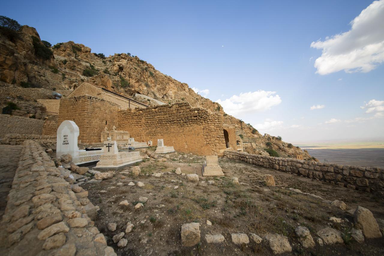 A view of Monastery of Mor Augin, located on the slope of Bagok Mountain, is seen in Mardin's Nusaybin district, Türkiye, May 6, 2025. (AA Photo)